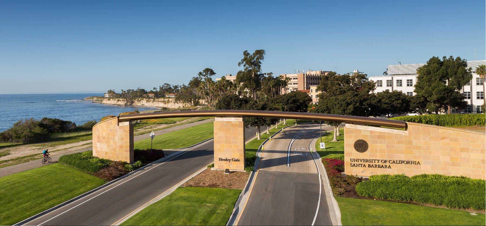 The Henley Gate entrance at UCSB
